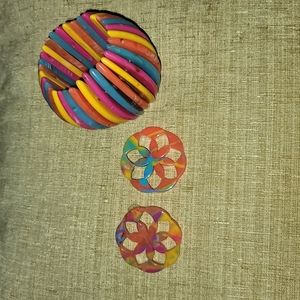 Sassy Jones Zanzibar Bracelet and Earrings.